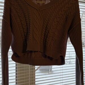 Lightish purple Cropped Sweater